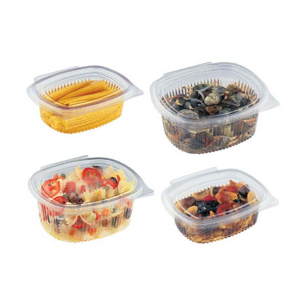 Contenitore per alimenti in plastica con coperchio 0,28lt