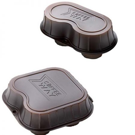 Contenitori Plastica Asporto Caffe 2 Bicchieri 90 pz.