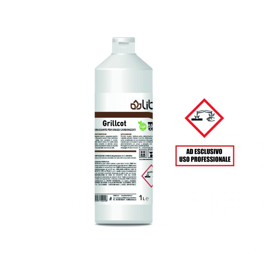 DETERGENTE SGRASSANTE PER GRASSI E COTTI CARBONIZZATI - 1 litro