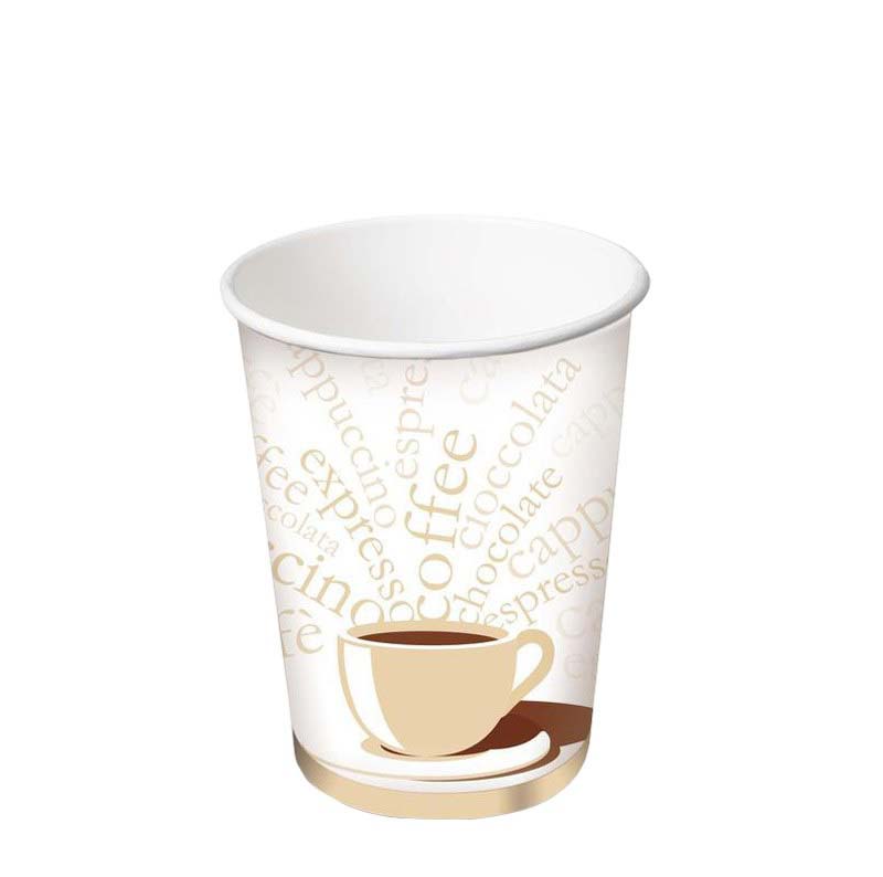 KV&C - Bicchieri di carta per bevande calde e fredde | 50 x 10 once caffè  usa e getta | Tè | Distributore | Stoviglie | Singola parete (1 manica x 50