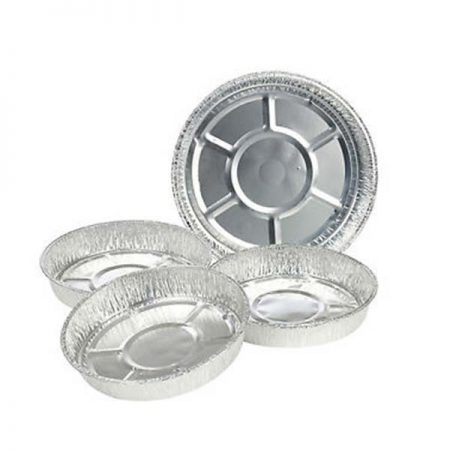 Vaschette vassoi alluminio tonde - Conf.10 pz - Varie Misure