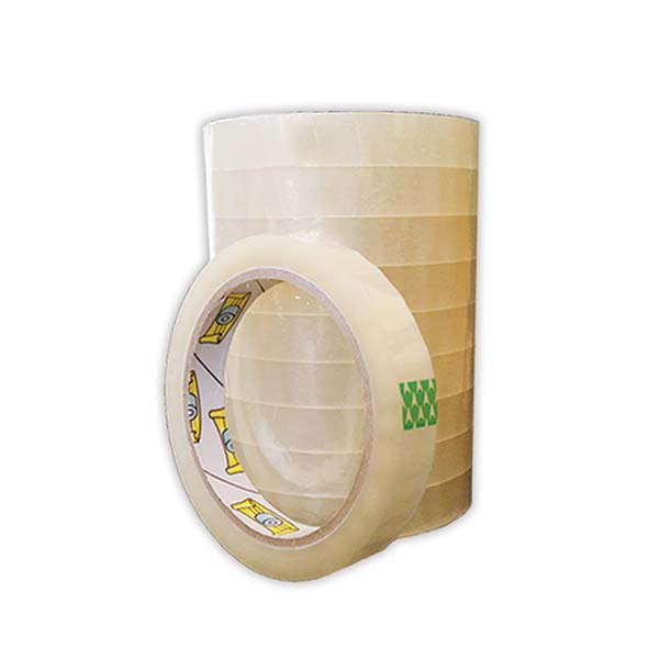 Nastro Adesivo per Imballaggio Trasparente cm1,9x66 mt 10 Rotoli