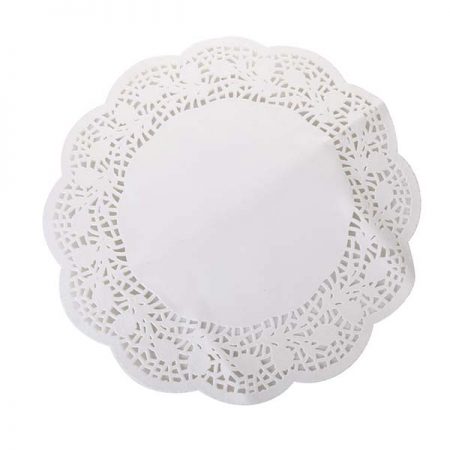 Carta pizzo porcellanata tonda pz 100