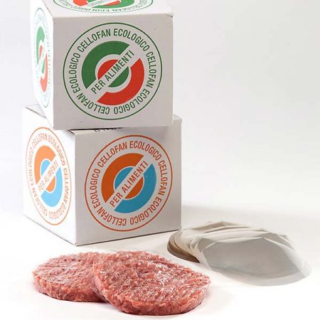 Dischi per confezionamento Hamburger in Cellophan Diam.10 Conf.1 Kg
