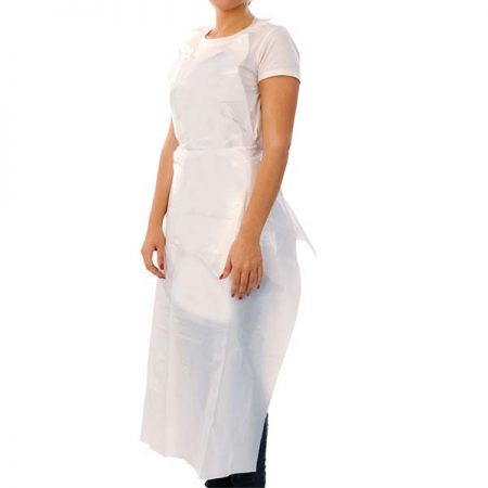 Grembiule Monouso LDPE con Pettorina 100 Pz. per Confezione