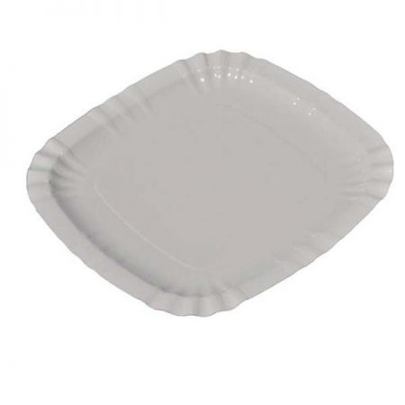 Piatto Pizza in Cartoncino Leggero e Politenato 24x24 cm 100 Pz.