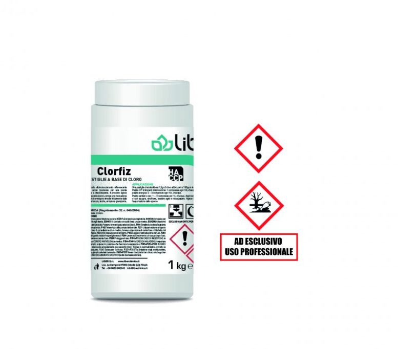 PASTIGLIE DI CLORO EFFERVESCENTI IGIENIZZANTE ANTIBATTERICO - 1Kg