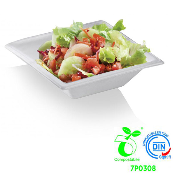 Piatto Fondina Bio SDG in Canna da Zucchero “Elegance” 850 ml Pz.500 - N323