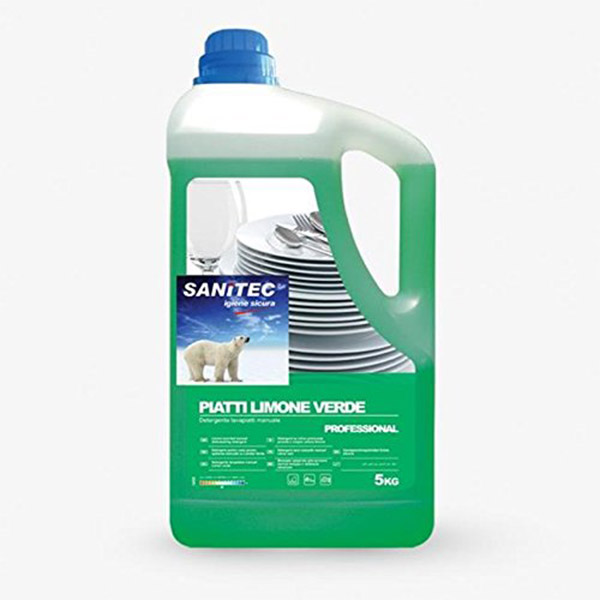 DETERSIVO STOVIGLIE DETERGENTE SANITEC PIATTI LIMONE LAVAGGIO CUCINA PH HACCP