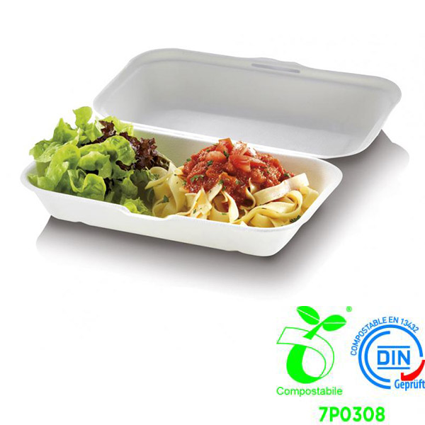 Food Box Vaschetta Bio SDG richiudibile 18,5x 14 x 7,4 cm 125 pz. – 3479