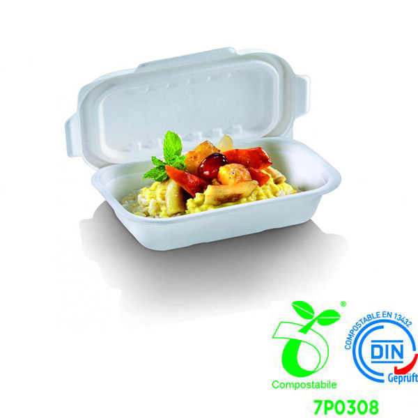 Vaschetta Bio SDG da asporto 1000 ml, 230x155x57mm 125 Pz. - N396