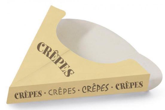 Porta Creps Scatola in Cartoncino automontante Conf. 250 pz