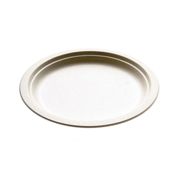 Piatti Piani Bio Ecologico cm18 per Aperitivo in Canna da Zucchero pz.100