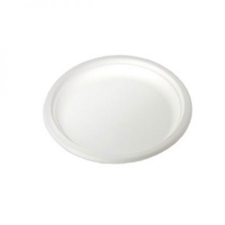 Piatti Biodegradabili Diam.26cm in polpa di cellulosa - 50pz -