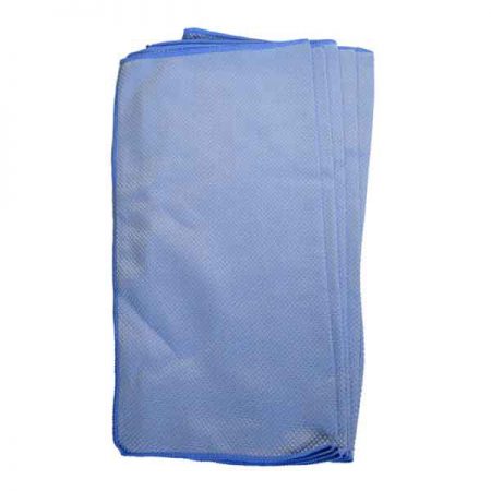 Panni per pulizia vetri specchi e cristalli Colore Celeste - 5pz