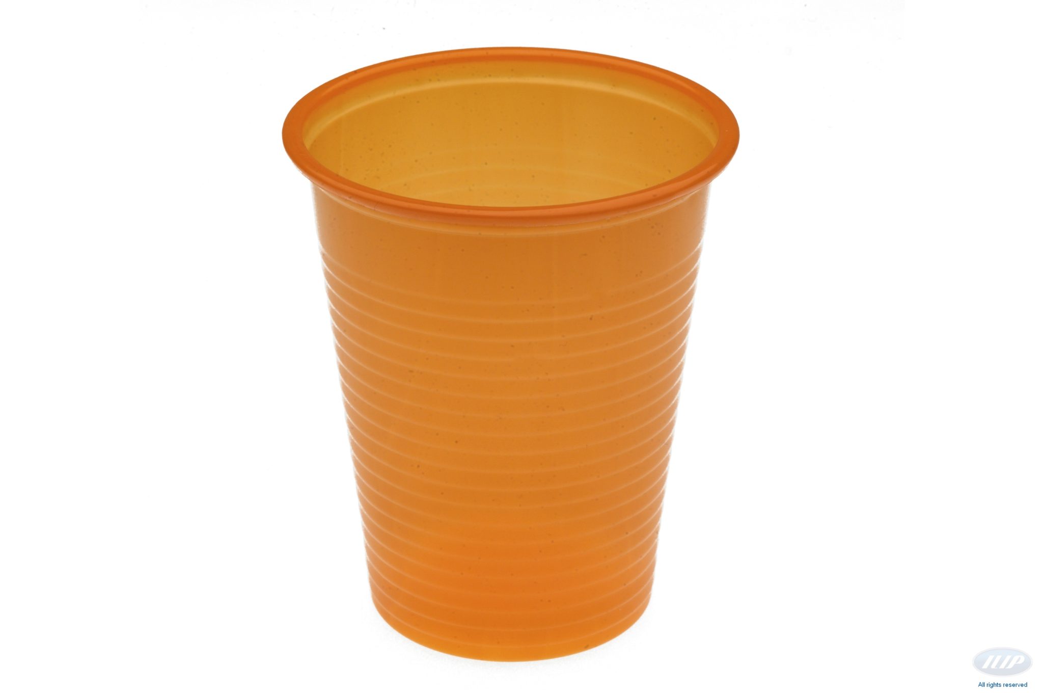 Bicchieri in plastica colorata 250 pz - ARANCIONE
