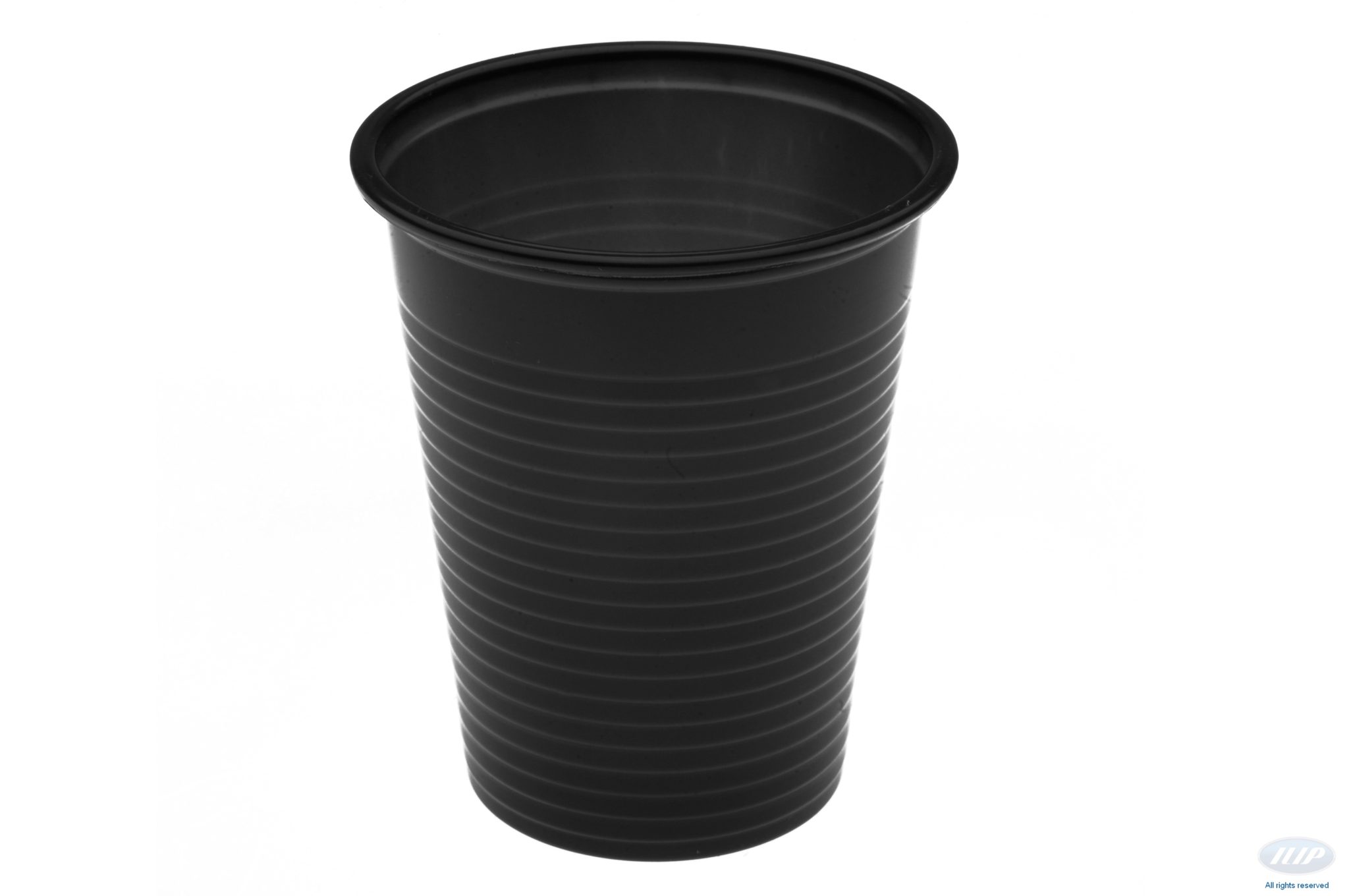 Bicchieri in plastica colorata 250 pz  - NERO