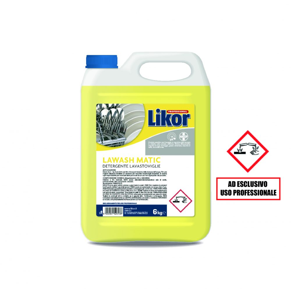 DETERGENTE LAVASTOVIGLIE LIQUIDO - 6 LITRI