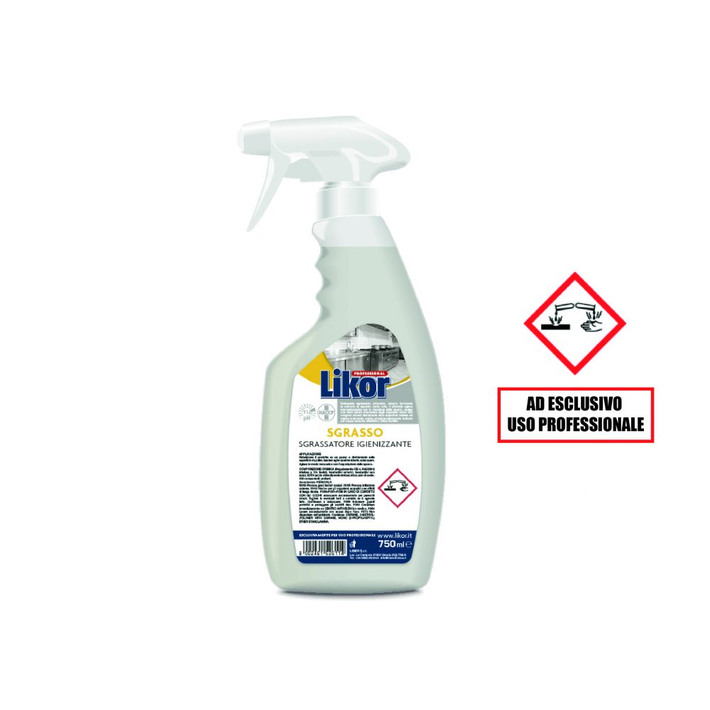 DETERGENTE SGRASSANTE IGIENIZZANTE PER SUPERFICI - 750ML