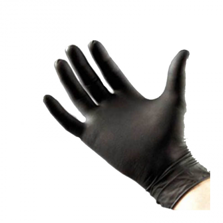 Guanti Monouso TAGLIA M in Nitrile NERI senza polvere 100pz