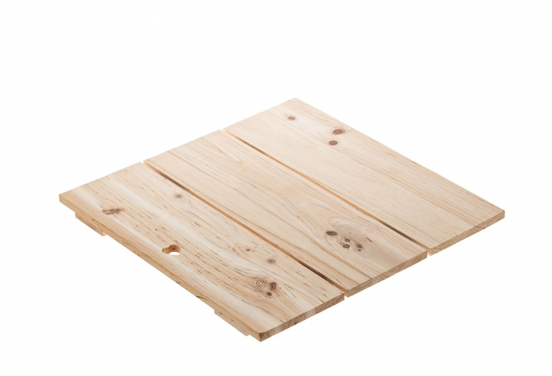 VASSOIO IN LEGNO TAGLIERE IN LEGNO DI ABETE CM 25X25X1,8