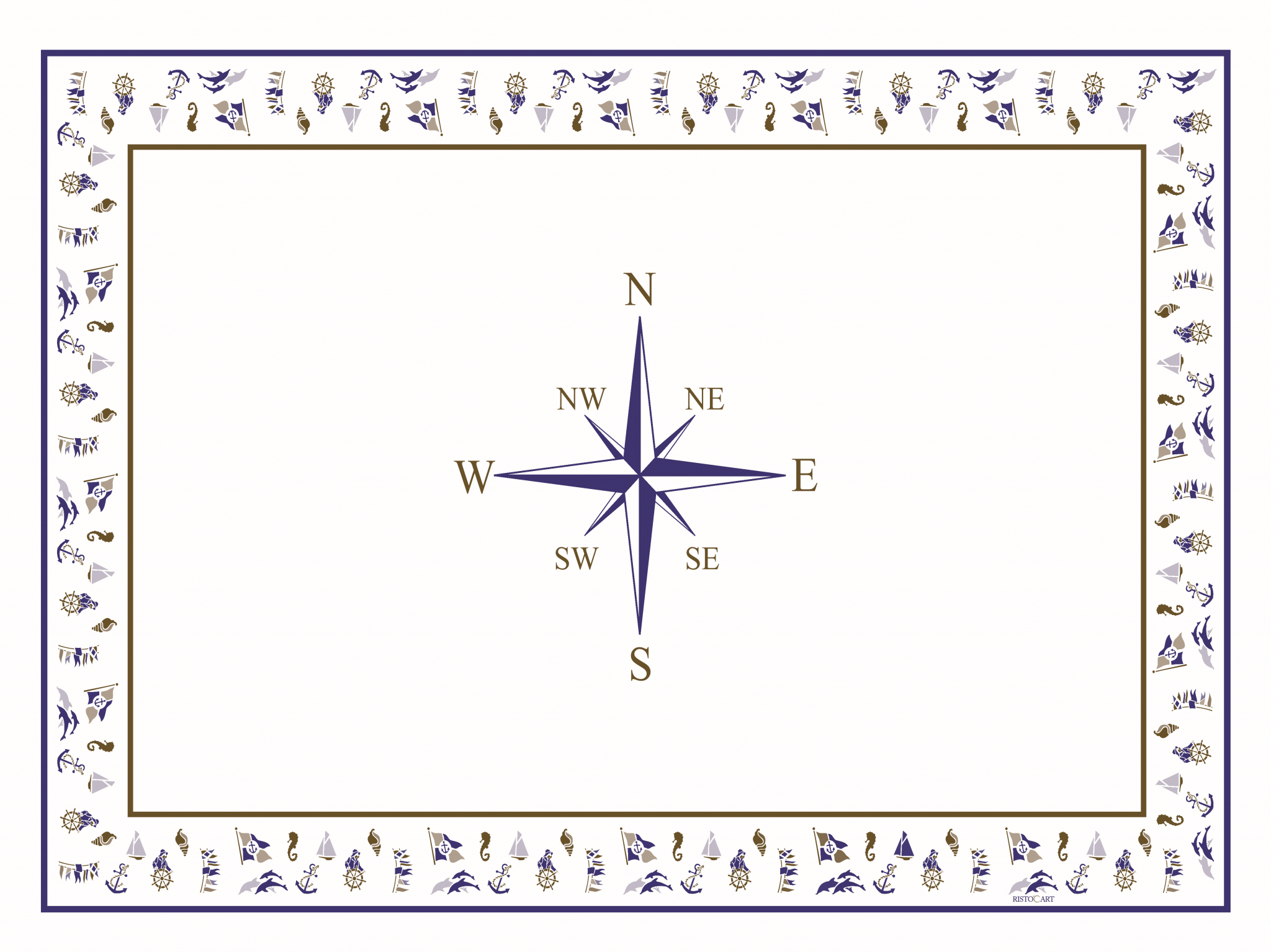 TOVAGLIETTA SOTTOPIATTO IN CARTA CON STAMPA - 500PZ - CM 30X40