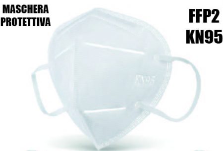 20 PZ MASCHERINA FFP2-KN95 PROTEZIONE VIE RESPIRATORIE - CERTIFICATE