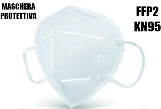 20 PZ MASCHERINA FFP2-KN95 PROTEZIONE VIE RESPIRATORIE - CERTIFICATE