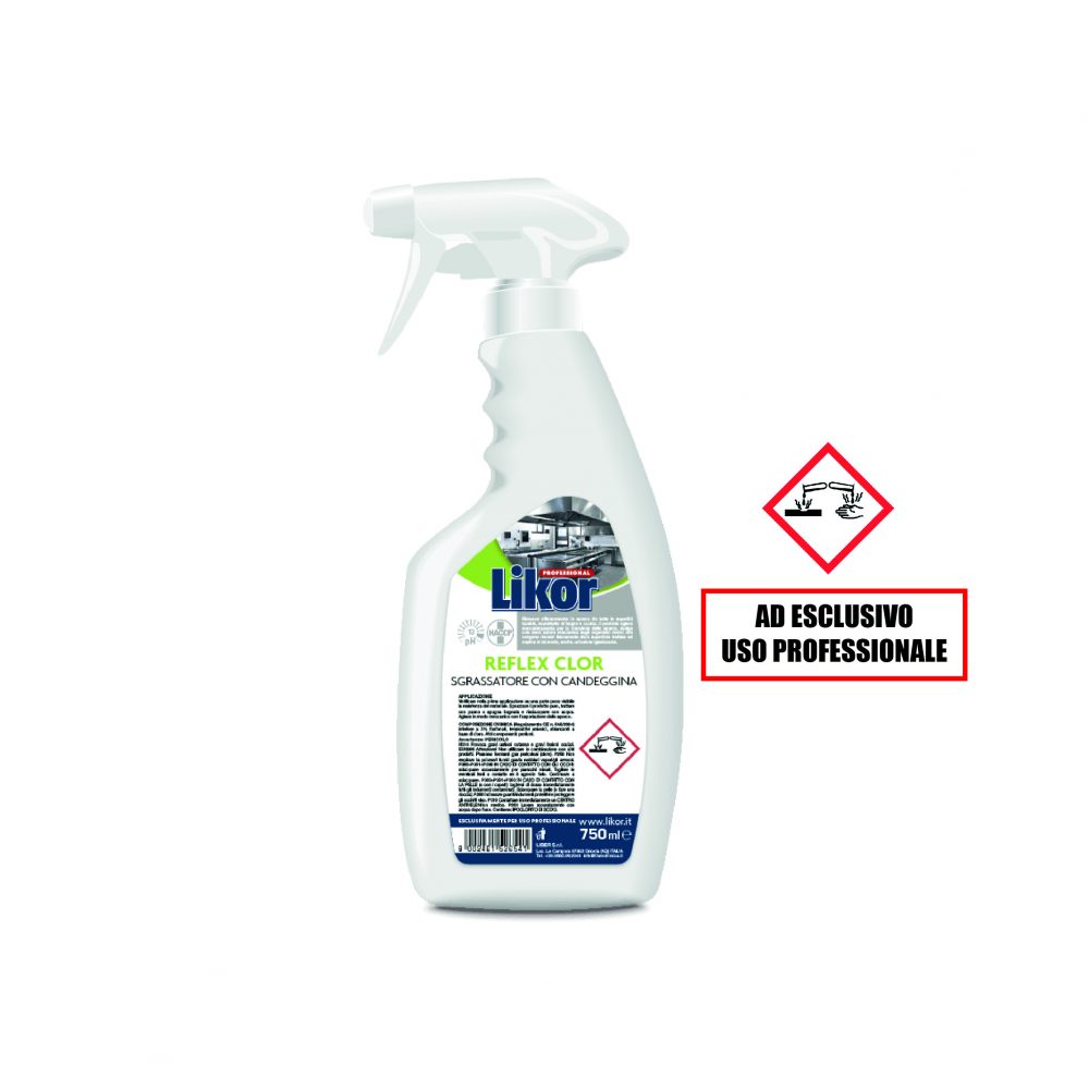 DETERGENTE SGRASSANTE IGIENIZZANTE CON CANDEGGINA - 750ml