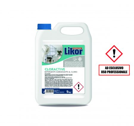 DETERGENTE IGIENIZZANTE AL CLORO PER SUPERFICI LAVABILI E PAVIMENTI - 5 Litri