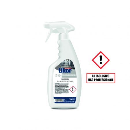 DETERGENTE LUCIDANTE PER ACCIAIO INOX SATINATO E LUCIDO - 750ml