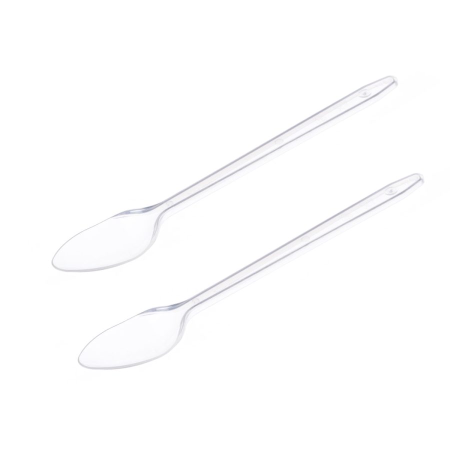 Cucchiaino yogurt 15 cm trasparente biodegradabile e compostabile pz 400