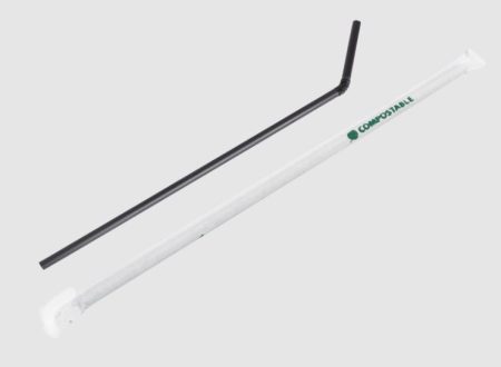 Cannucce a snodo in Plastica biodegradabile pz 400